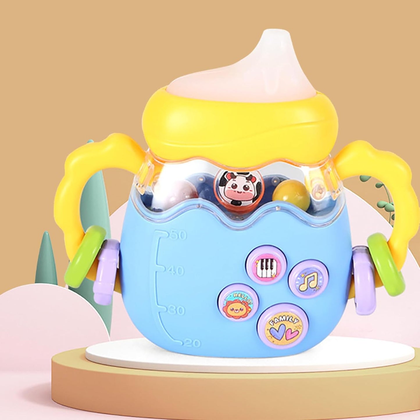 Biberón Rascaencias Para Bebés