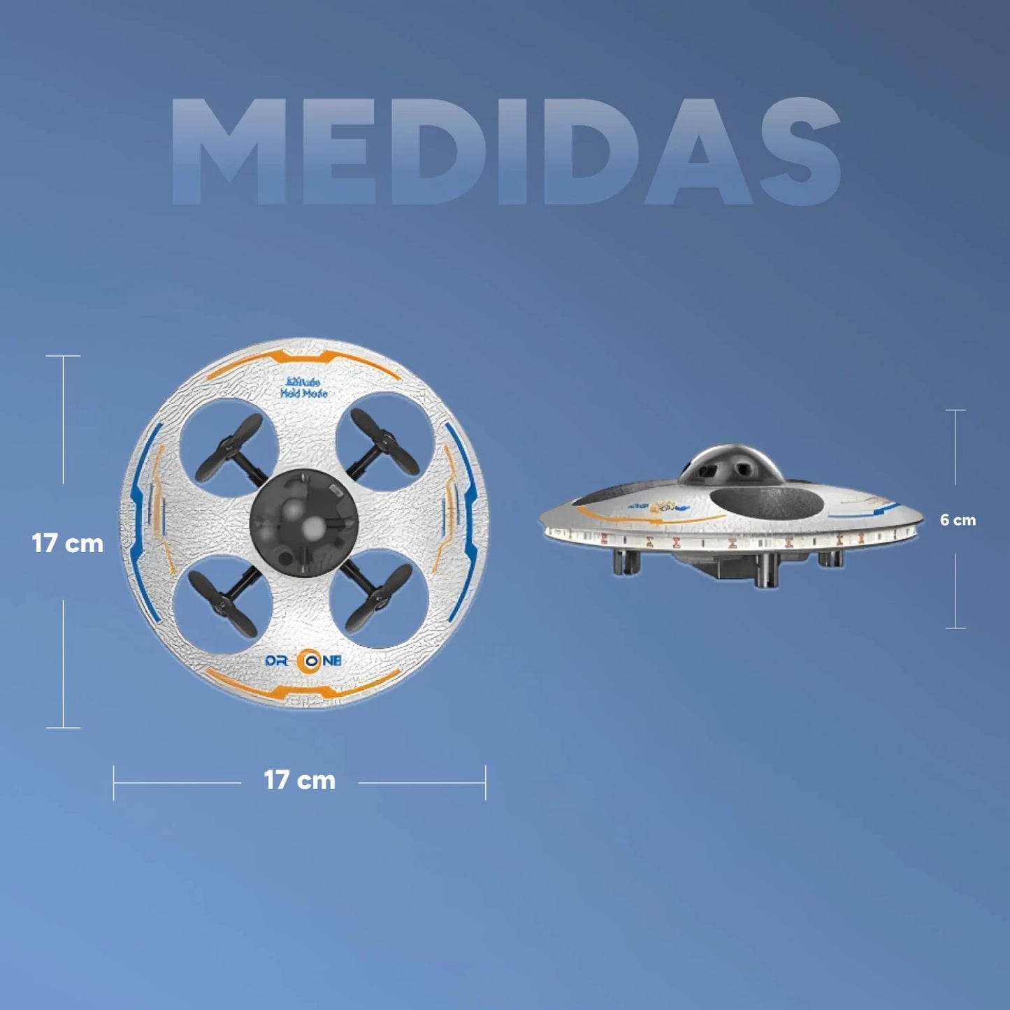 Mini Dron Ovni Para Niños