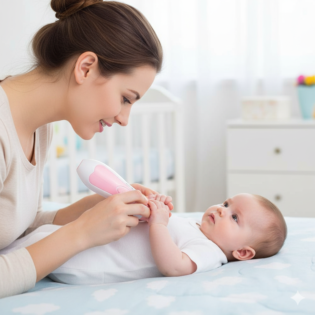 Lima cortaúñas  para bebes eléctrica