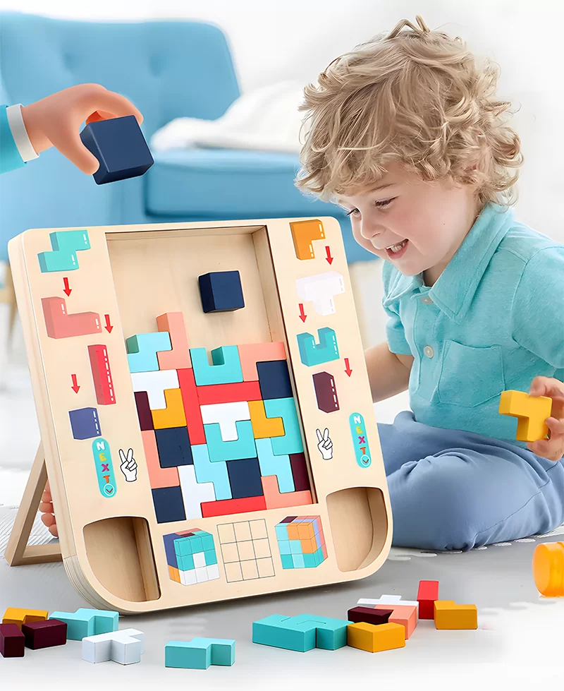 Tetris Montessori en Madera