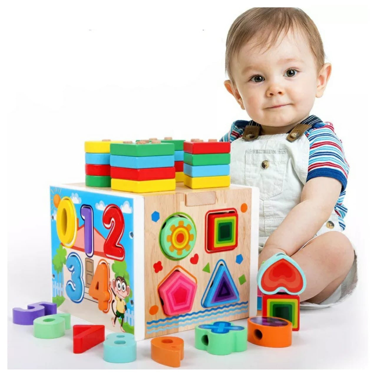 Set Multifuncional de Bloques Montessori