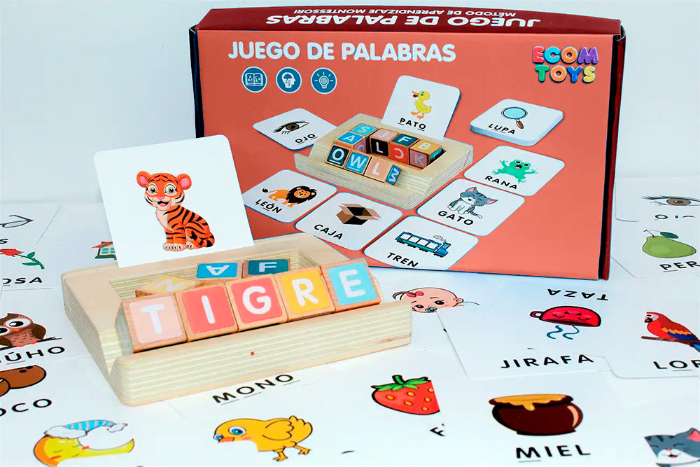 Juego de Palabras Montessori