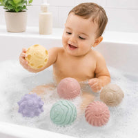 Pack De Pelotas Sensoriales Para Bebes X6